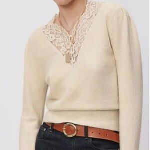 Zara Cream Knit Top